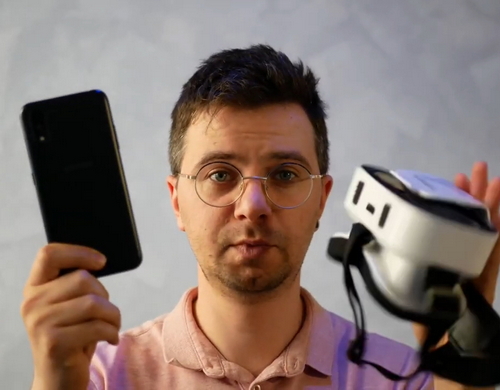 Cмартфон и VR-очки